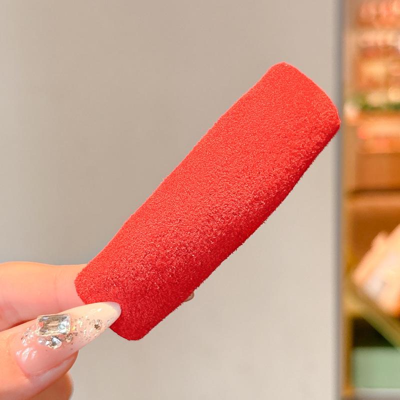 Осенне-зимняя заколка для волос «Кофе»: Женские бесшовные клипсы-уточки, BB и для челки