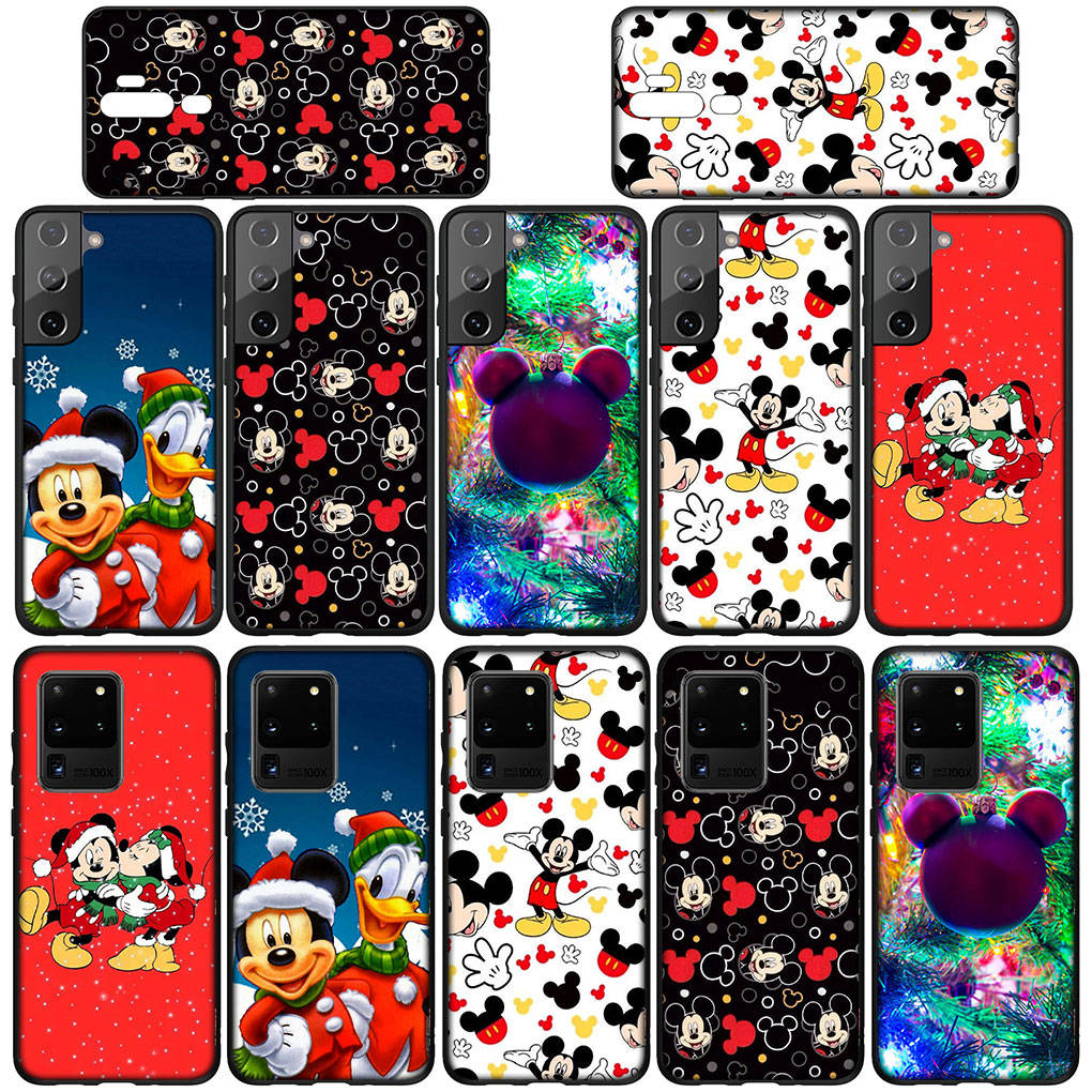 Чехол для Samsung Galaxy S25 S24 S23 iPhone 16 15 Xiaomi Redmi Note 14 13 12 16E 11 Pro Max OPPO Moto Huawei Anime Merry Christmas Mickey Minnie Cover