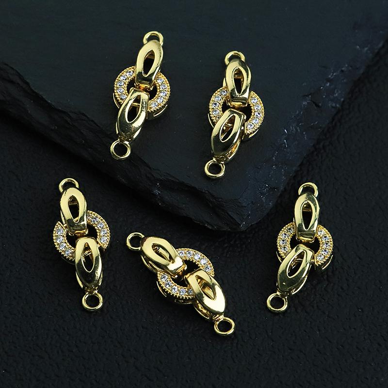 s Connector Clasp for Women Handmade DIY Jewelry Making Findings Fashion Pearl Necklace Bracelet Connector PJ0064