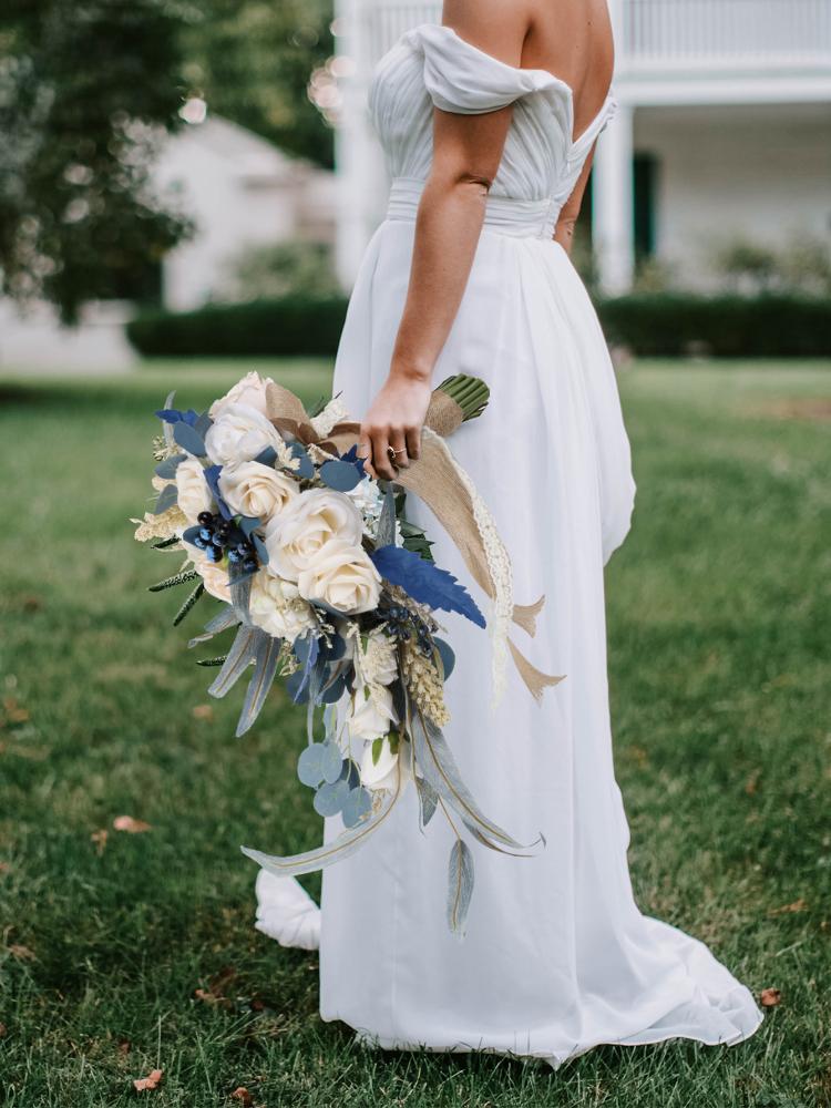 1шт искусственный букет каскадные искусственные цветы свадебные букеты для невесты свадебные букеты для невесты для свадебной церемонии и годовщины