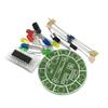 1-3set CD4017 Colorful Voice Control Rotating LED Light Kit Electronic Manufacturing DIY Spare Parts for Student Laboratory