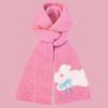 Soft Cartoon Thick Shawl Warmer Long Scarf Large Rabbit Knitted Scarf  Spring