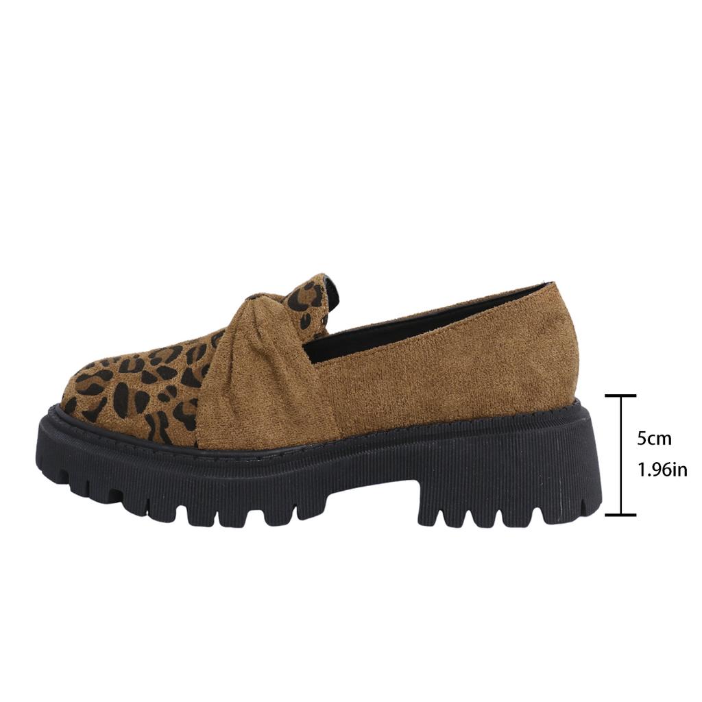 Большие размеры женские лоферы весна осень женская ретро обувь новые лоферы плоские нескользящие с юбкой мягкая подошва одинарные туфли для женщин