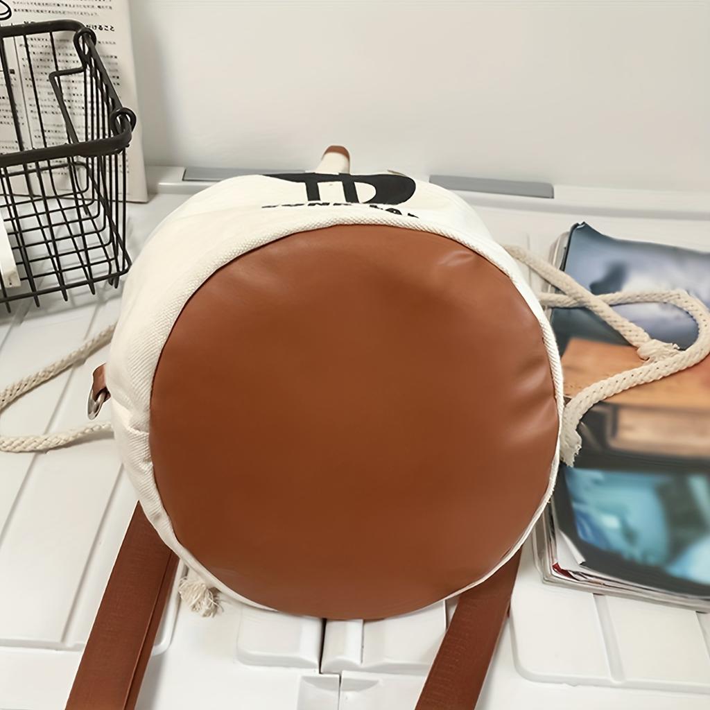 1pc Multi-purpose Canvas Bag, Men's And Women's Shoulder Messenger Bag, Outdoor Casual Backpack