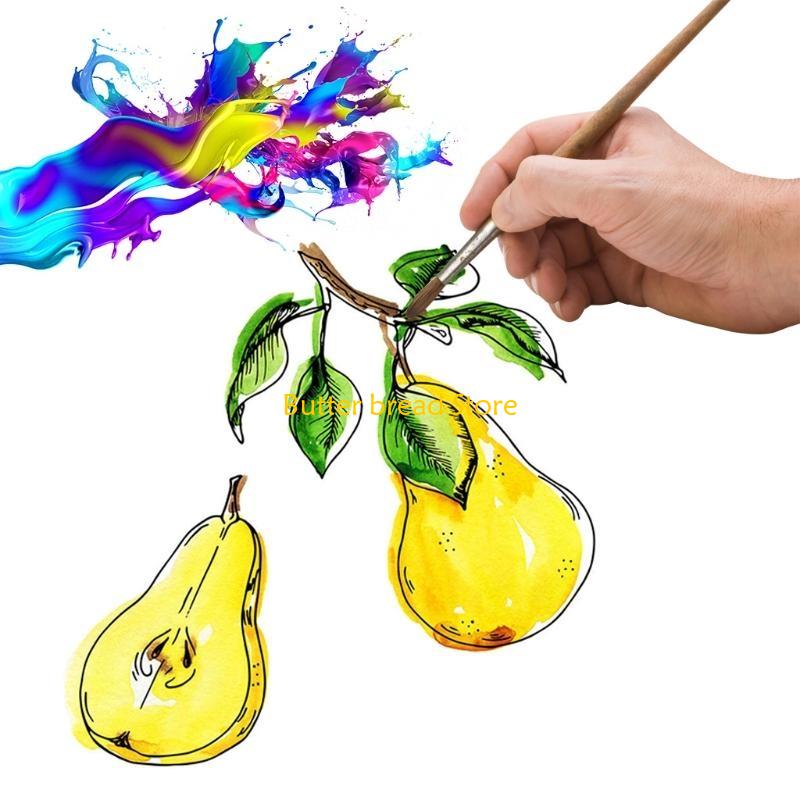 W89C 30 мл Набор красок по цветам Гуашь Акварельные краски для Художников Любителей