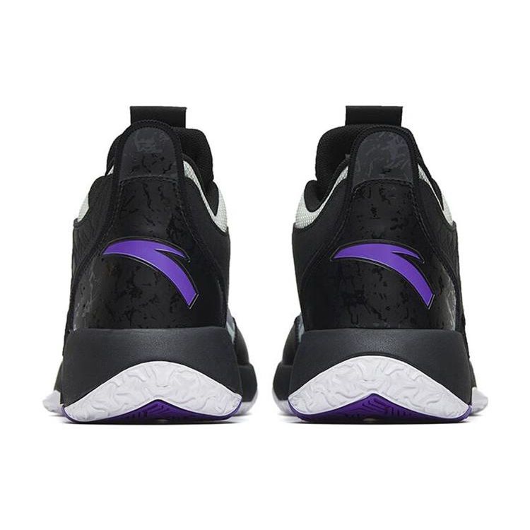 Anta Кроссовки для баскетбола Speedy 2 мужские кроссовки черные белые фиолетовые 112241610-1