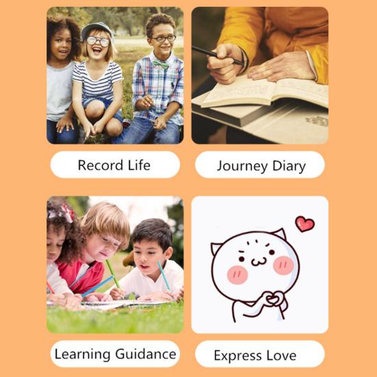 Портативный беспроводной принтер для путешествий, совместимый с Bluetooth, термопринтер без чернил для IOS