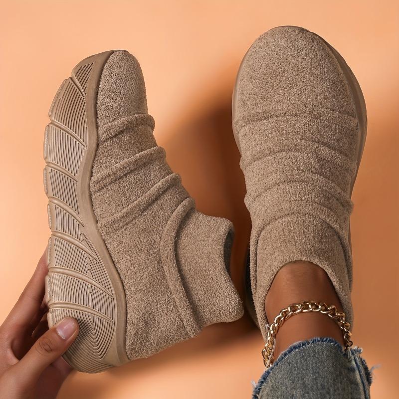 Уютные женские кроссовки с флисовой подкладкой - Легкие, мягкие и удобные для осени/зимы