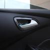 Three Styles of ABS Car Inner Door Handle Cover Door Bowl Protective Trim Sticker for Ford New Focus 3 4 2015 - 2018 Accessories