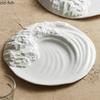 Stone Pattern Mountain Sea Plate Ceramic Special Shaped Tableware Dessert Plate Snack Plate Sushi Plates Artistic Tableware
