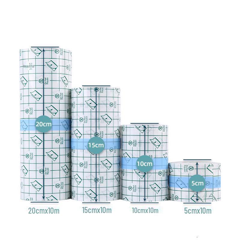 Прозрачная водонепроницаемая полиуретановая пленочная лента для ванны - дышащие наклейки для пупка и нетканые наклейки