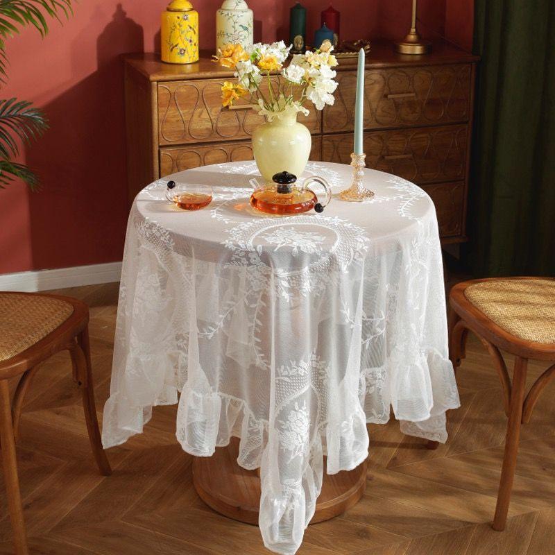 Bohemian Balcony Folding Round Table Cloth American Dining Table Cloth Square Mahjong Tablecloth High-grade Nordic Style Coffee Table Cloth
