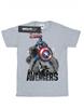 Mens Captain America Action Pose T-Shirt