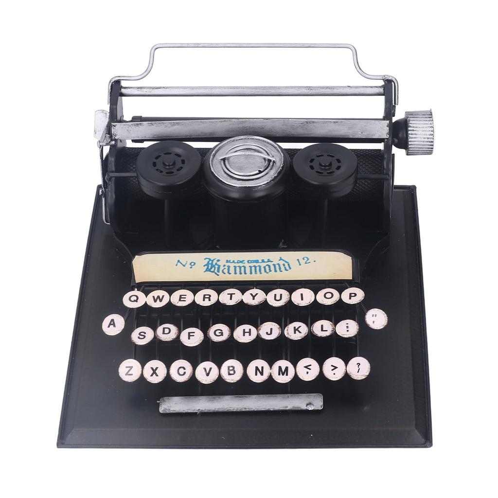 Винтажная пишущая машинка Модель Украшения Железная Ручная Полировка Винтажная пишущая машинка Модель