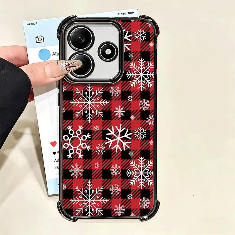 Чехол для телефона с покрытием «Снежинка Зима Холод» для Xiaomi Poco X5 X6 X7 X8 Pro Max F8 Ultra F7 M8 M7 M5S Redmi 15C 15 14C 13C 13