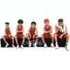 Denyeet Slam Dunk Figures: Hanamichi Sakuragi, Ryota Miyagi, Hisashi Mitsui, and Kaede Rukawa, Model Toys for Car Decoration, Anime Figures, Approx. 8