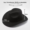 Solid Color Jazz Cap Felt Panama New Fedora Hat  Dress Dance Party
