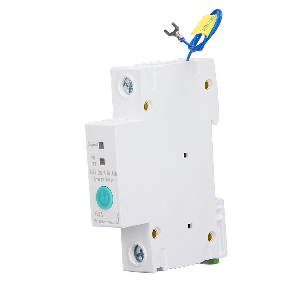 Wifi Smart Circuit Breaker Switch Energy Power Meter DIN Rail for Ewelink APP Wireless Control AC230