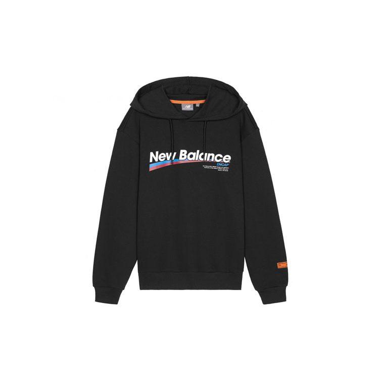 New Balance Толстовки Унисекс Черные С капюшоном Умеренные Обычные NCA34013-BK