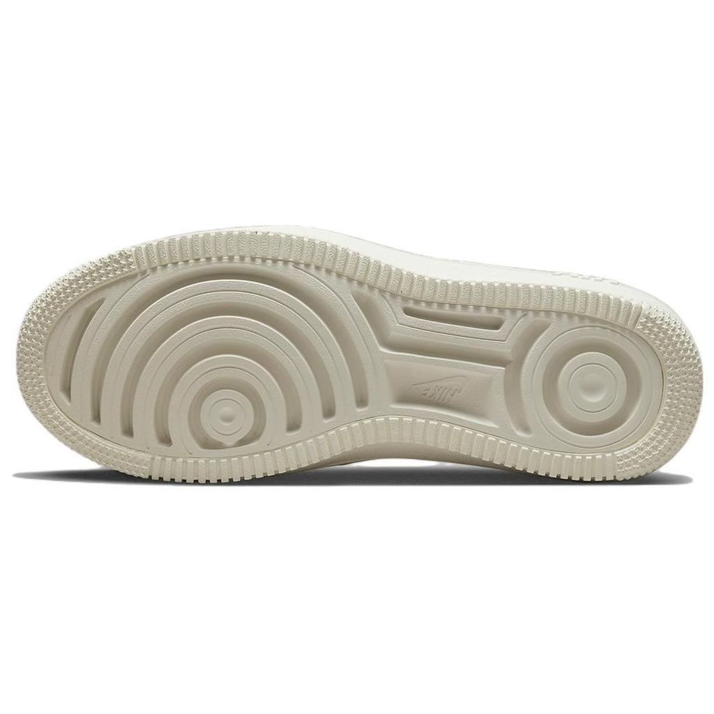 Nike Air Force 1 PLT.AF.ORM LV8 White Metallic Silver Women Sneakers Sail Black DX3199-100