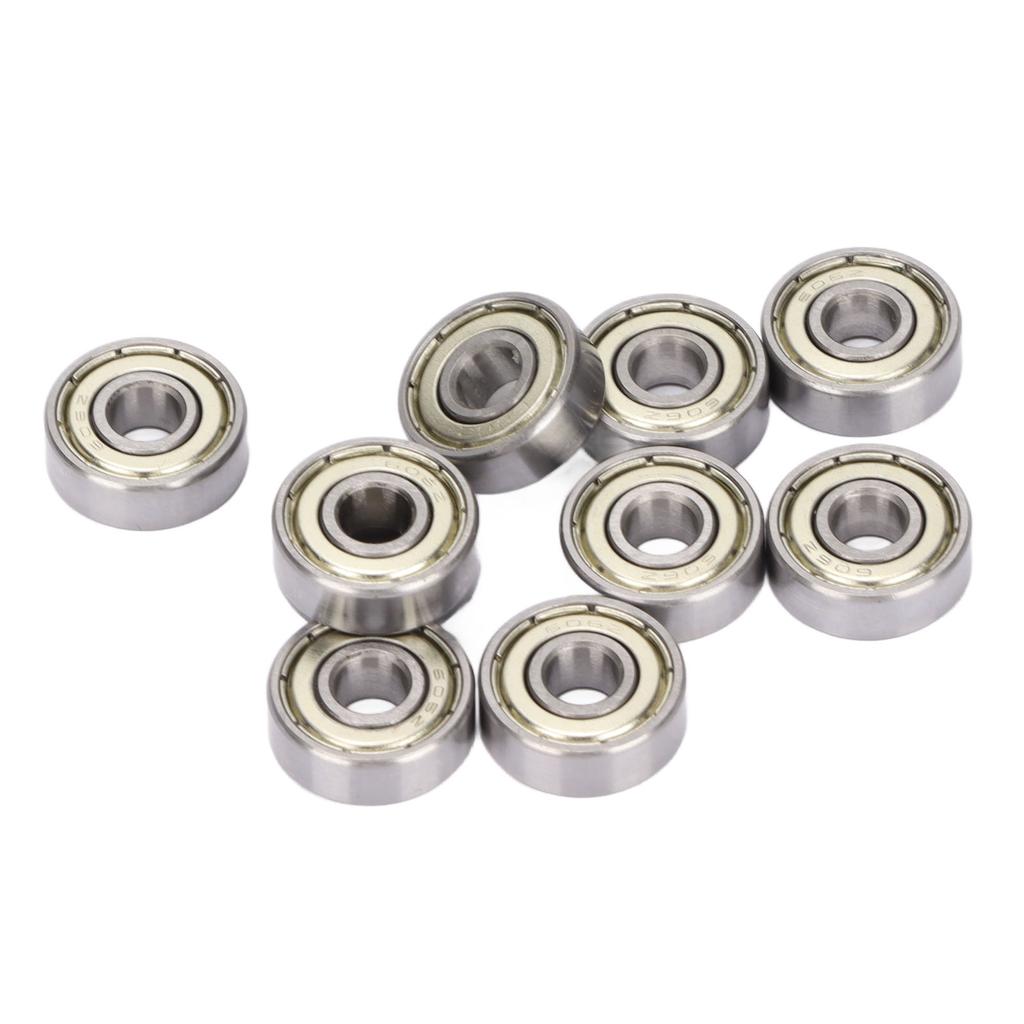 10 шт. Шариковый подшипник с глубокими канавками Двойной экран 6x17x6 мм Стальной Набор для машинного оборудования
