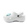 Classic Platform Clog EVA Star Entertainment Beach Travel Versatile Fashion Trend Hole Shoes Unisex White