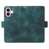 For iPhone 16 Case Rhombus Starry Wallet Stand Leather Phone Cover