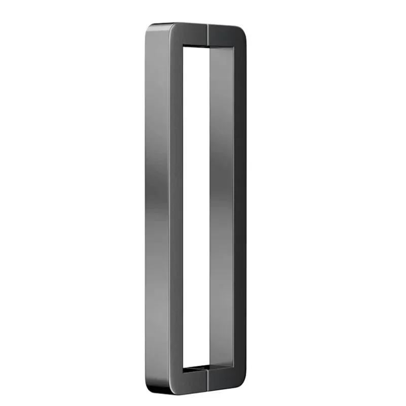 1 пара Ручка для стеклянной двери Квадратная трубка из нержавеющей стали Ручки Щетка Толстая Ручки для раздвижной амбарной двери Кухонные Ванные Аксессуары