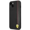 Ferrari Fehcp14Maxbk Iphone 14 Plus / 15Plus 6.7 Черный/Black Жесткий чехол Карбон