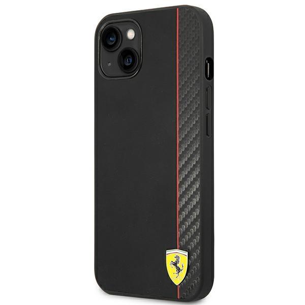 Ferrari Fehcp14Maxbk Iphone 14 Plus / 15Plus 6.7 Черный/Black Жесткий чехол Карбон