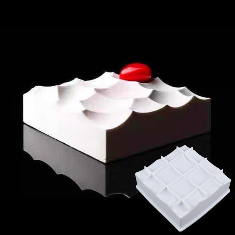 Art Cake Mould Non-stick Silicone Mold Mousse For Chocolate Muffin Brownie Baking Pastry Mould