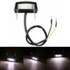 12V License Plate Light ABS Plastic Accessories Black Housing