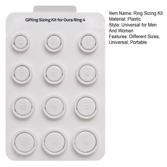 Ring Sizing Kit Set of 4 Ring Caliper for Sizing Suitable Ring Sizing Tool Finger Measurement Tool for Marriage Proposal Daily Wear