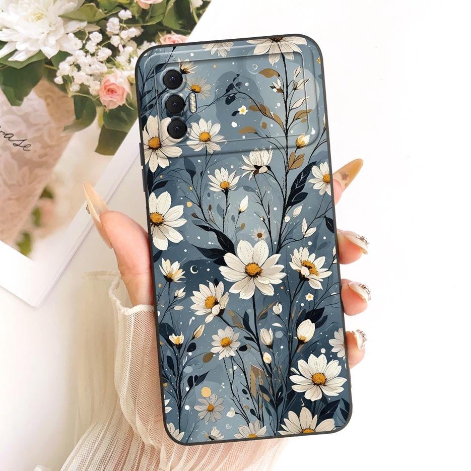 Чехол для Tecno Spark 8 Pro Чехол Spark 8T KG6p Роскошный Цветочный Конфетный Расписной Чехол Мягкий Силиконовый Чехол Для Tecno Spark 8P Spark8 Pro Сумки