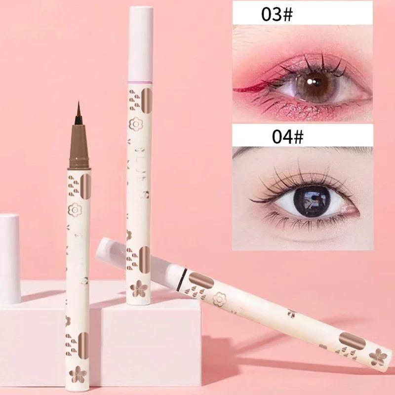 Подводка для глаз Lying Silkworm Pencil Natural Long-Stick Waterproof Eyes Liner Undercover Draw Down To Non-Smudge Fine Beauty Make Up
