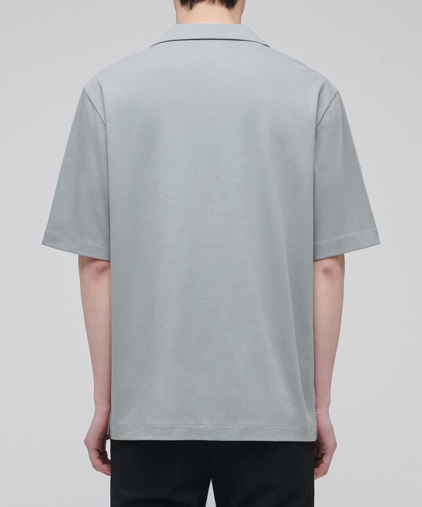 MUSINSA STANDARD Open Collar Polo Shirt [Dusty Mint]
