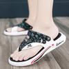 Men Flip Flops Hiking Sandals Leather Outdoor Summer White Black Wide Palm Blue Beach Shoes Plus Size Open Toe Plus Size