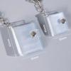 Interstitial Card Holder Mini Photo Holder 1 2 Inch Card Bag Card Book Keyring Photo Album Keychain