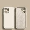 Роскошный однотонный чехол для телефона из жидкого силикона для iPhone 14 Pro Max 13 12 11 XS XR X Mini 7 8 Plus SE 6S, противоударный мягкий чехол