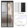 Magnetic Mosquito-Proof Door Curtain: Punch-Free Soft Gauze with Velcro Edge