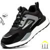 Модные кроссовки, рабочая защитная обувь, мужские противоударные ботинки с защитой от проколов, неразрушимая защитная мужская обувь со стальным носком
