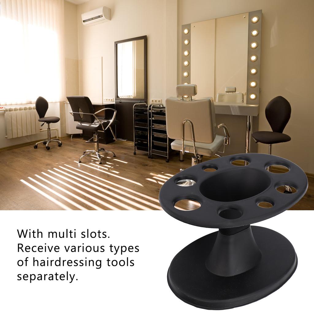 Профессиональная подставка для хранения расчесок для салона, держатель с несколькими слотами, зажимы, держатель для парикмахерских инструментов, органайзер, стойка