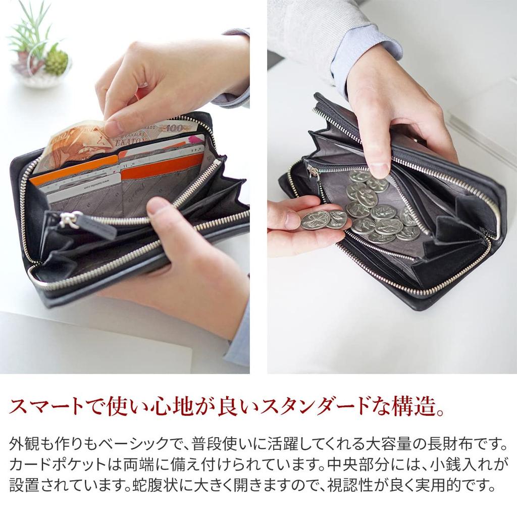 Black Dakota BLACK LABEL Long Wallet Navy [Dakota Label] 620614-60