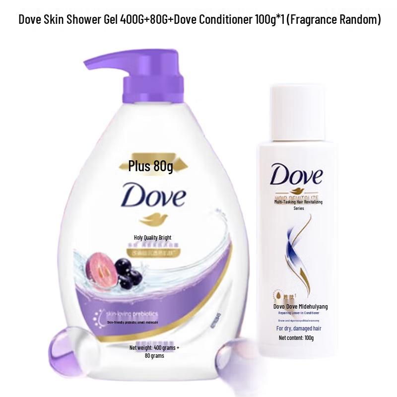 Dove Nourishing & Brightening Refreshing Shower Gel Set