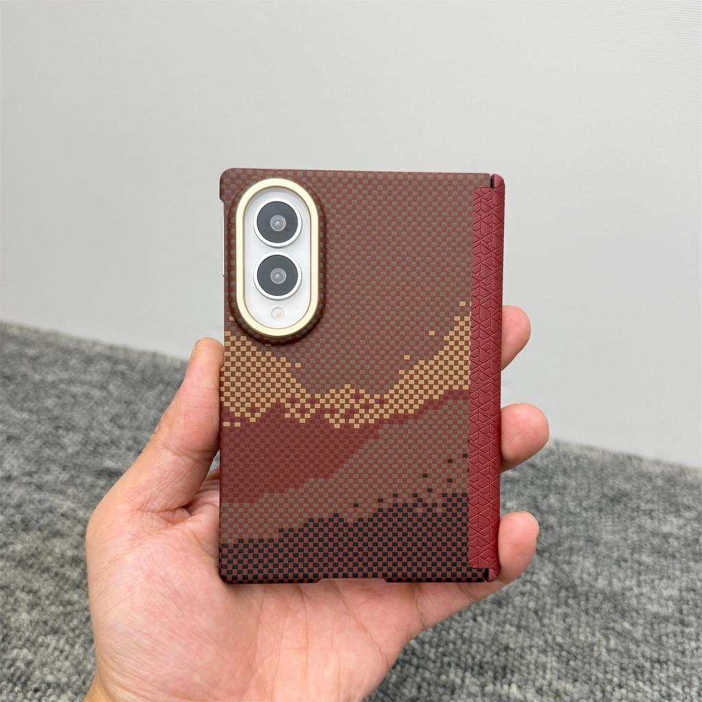 Применимо к Samsung zfold1 магнитный чехол для мобильного телефона ультратонкий с рисунком под кевлар FOLD1Ultra чехол для шарнира центральной оси