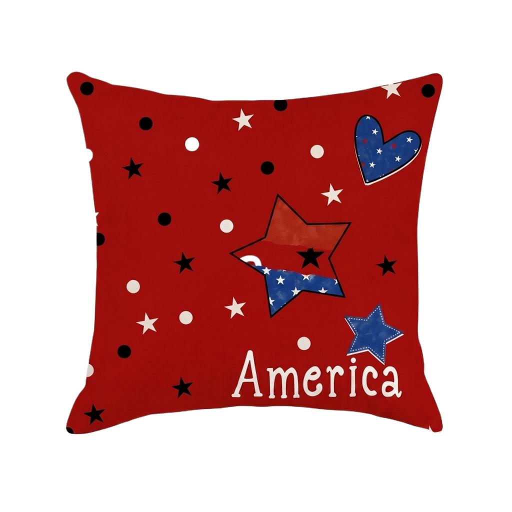 Independence Day Cover Linen Waist Case For Car Bedroom Living Room And Window