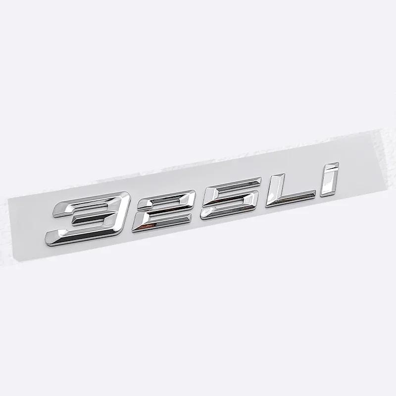 ABS Auto Sticker Letters Decal Voor BMW 320i 520Li 730Li 760Li Kofferbak Emblem Badge