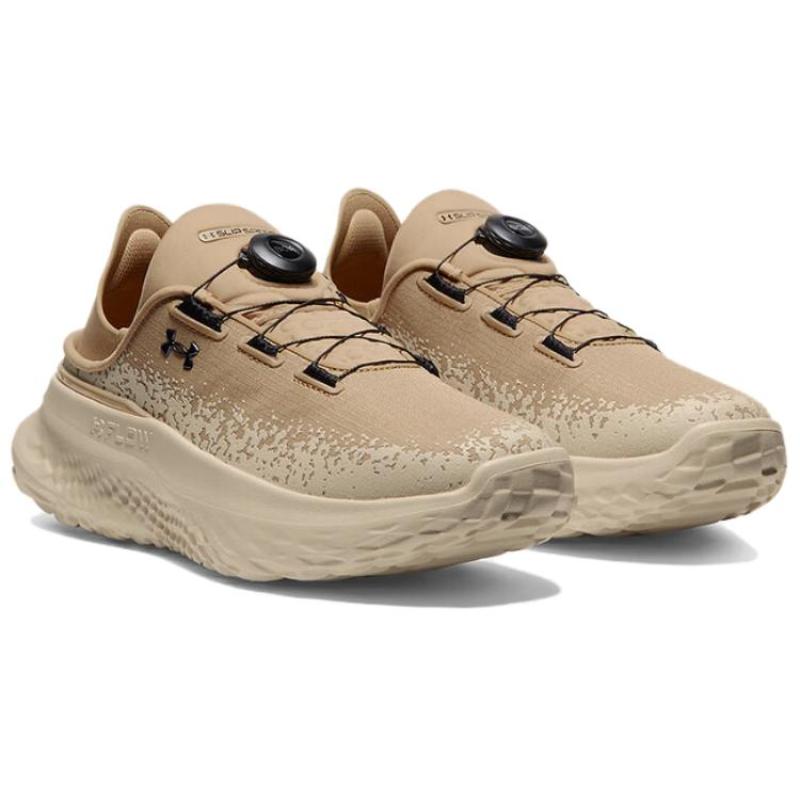 Under Armour SlipSpeed Abrasion Resistant Breathable Low Top Running Shoes Unisex Brown Sneakers 3028539-200
