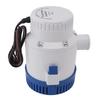 3000GPH Electronic Automatic Bilge Pump Waterproof Quiet Submersible Bilge Pump for Ponds Swimming