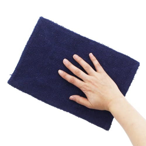 Nakamura Dark Colored Dust Cloths, Commercial Use, 100% Cotton, 2 Colors: Black & Navy, Approx. 20 X 30 Cm, Pack of 10